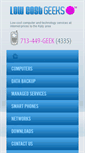 Mobile Screenshot of lowcostgeeks.com